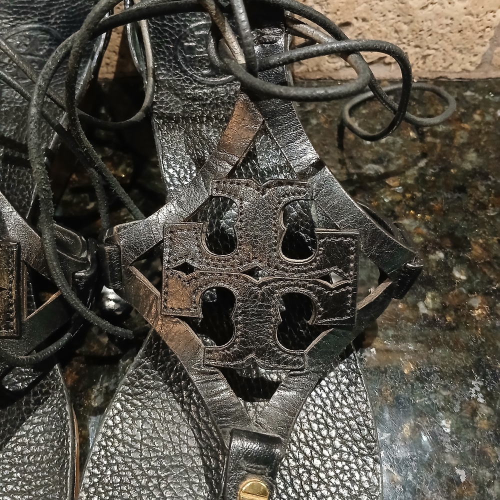 Tory Burch Black Sandals - Picture 2 of 10